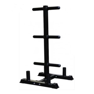 Bumper Plate Rack+Barbell Holder